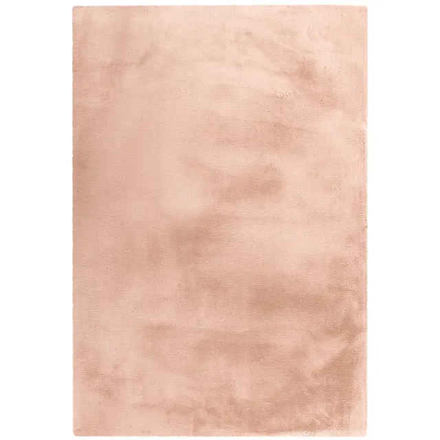 Padiro pluizig hoogpolig vloerkleed 160 x 230 cm - crème / offwhite - modern effen ontwerp - voor vloerverwarming - van polyester en katoen beige