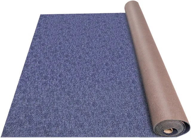 Vevor Home Fleece Tapijt Effen Kleur 1,8x15 m, Slaapkamer Zachte Pluizige Runner Tapijt Thuis Blauw, Tapijt voor Indoor Woonkamer, Nordic Style Tapijt Thuis Tapijt Mat Effen Kleur Tapijt Bedkant