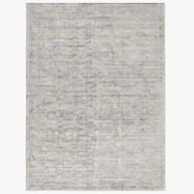 Westwing Collection Handgeweven viscose vloerkleed Jane Taupe