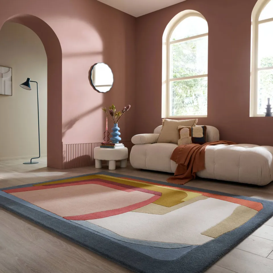 Flair Rugs Elwin wollen vloerkleed meerkleurig multi, foto 2