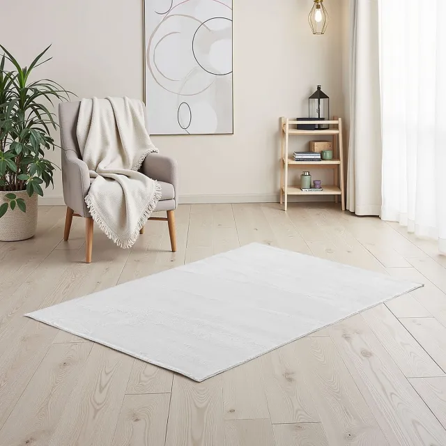 Homestyle4u Tapijt - 120x180 cm - Vloerbedekking - Wasbaar - Antislip - Zacht - grijs