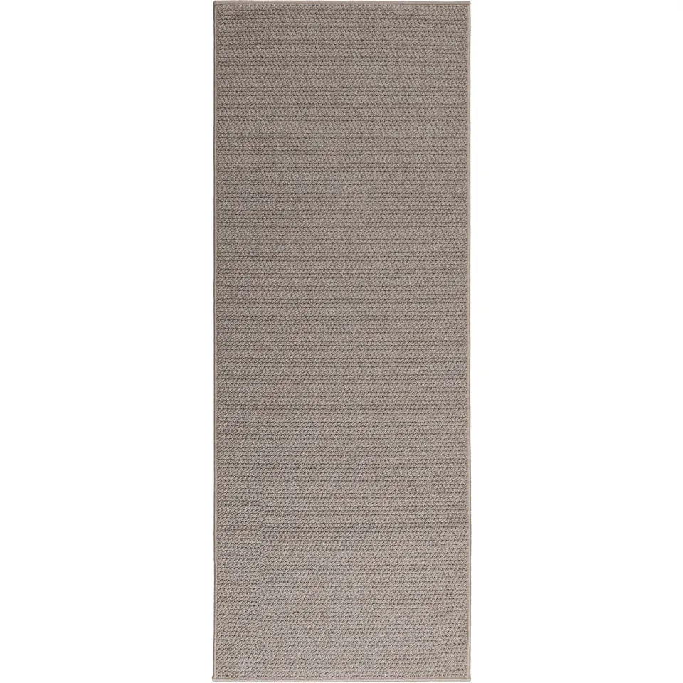 vidaXL Binnen kleed LUGO Crème en Taupe 80 x 200 cm Polyester