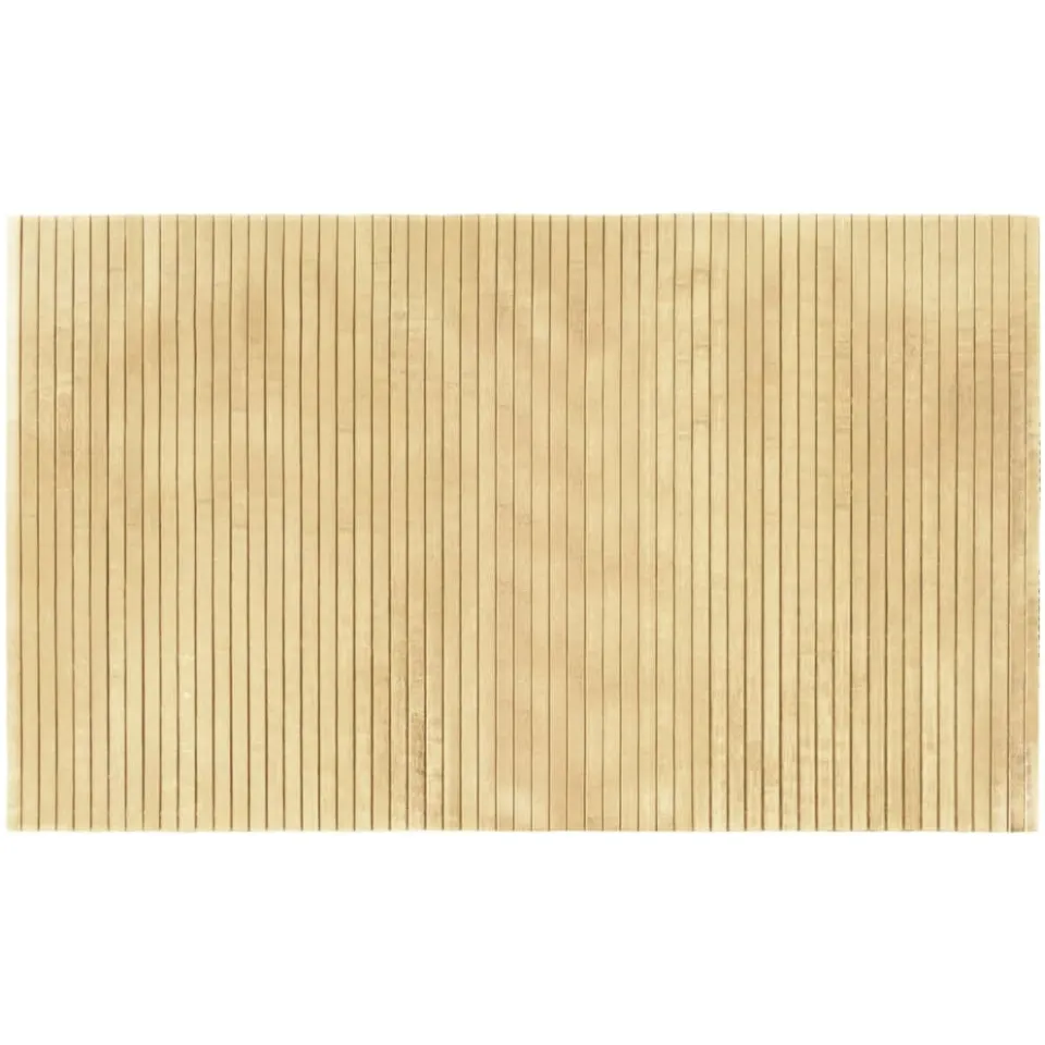 vidaXL Vloerkleed rechthoekig 60x100 cm bamboe lichtnaturel beige, foto 3
