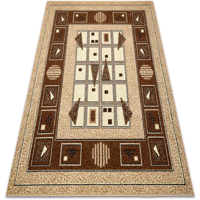 RUGSX Kleden Rugsx Tapijt BCF Morad DZETA geometrisch, Klassiek - 60x110 cm Beige