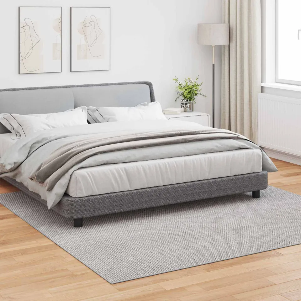 vidaXL Binnen kleed LUGO Crème en Grijs 240 x 240 cm Polyester, foto 3