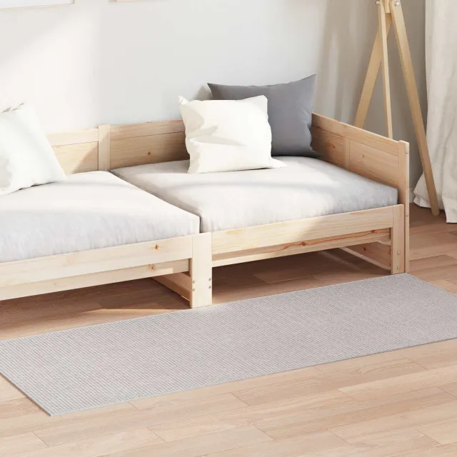 vidaXL Binnen kleed LUGO Crèmekleurig 80 x 200 cm Polyester, foto 2