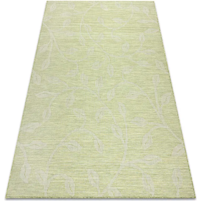 RUGSX Kleden Rugsx Sisal tapijt SISAL PATIO 3045 bladeren groen 155x220 cm