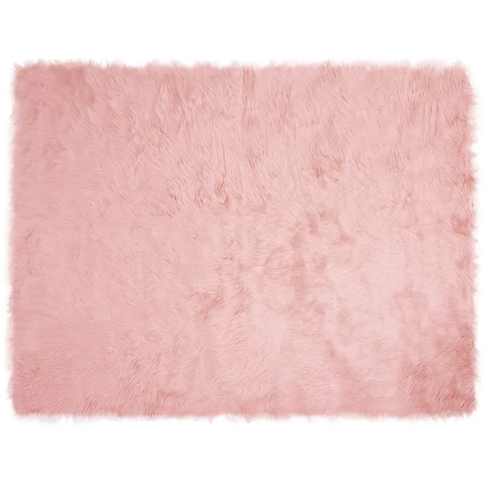 vidaXL Tapijt van imitatie TAFALLA Roze 240 x 340 cm Polyester