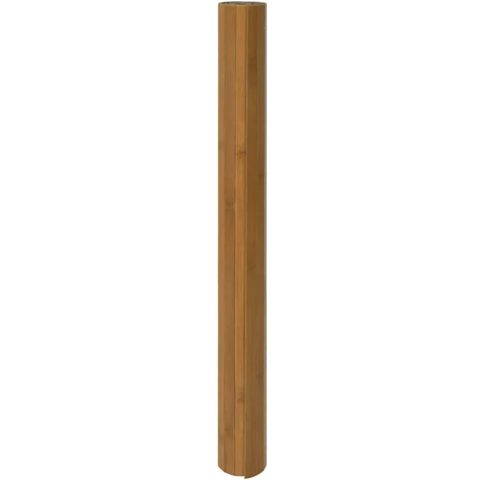 vidaXL Vloerkleed rechthoekig 100x400 cm bamboe bruin, foto 2