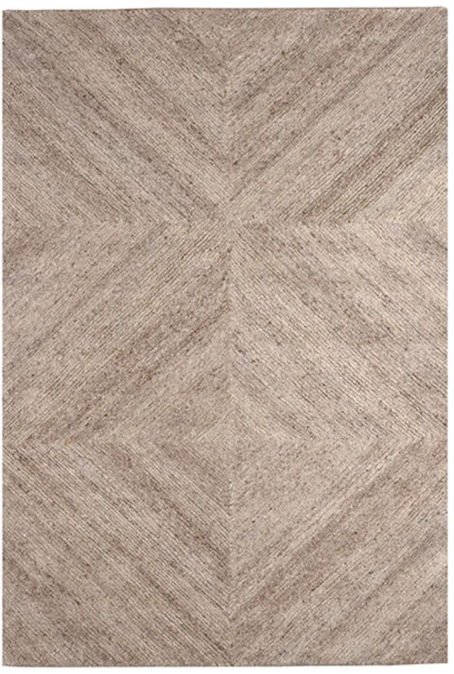 LABEL51 Vloerkleed Blendy Taupe Wol
