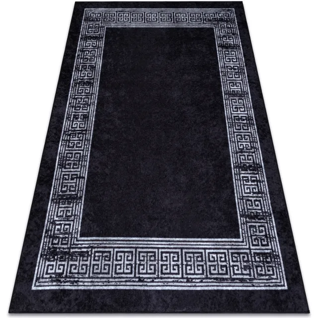 RUGSX Kleden Rugsx MIRO 51223.807 tapijt wasbaar marmer, grieks antis 200x290 cm Zwart