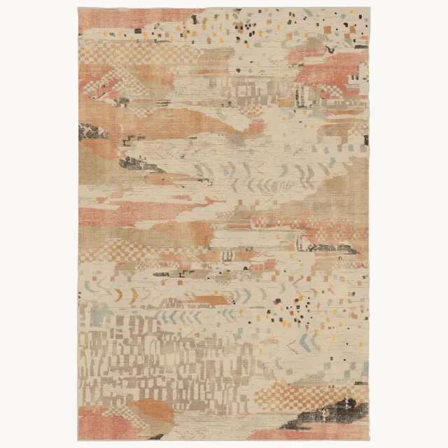 Ruggable Wasbaar laagpolig vloerkleed Gaia Beige