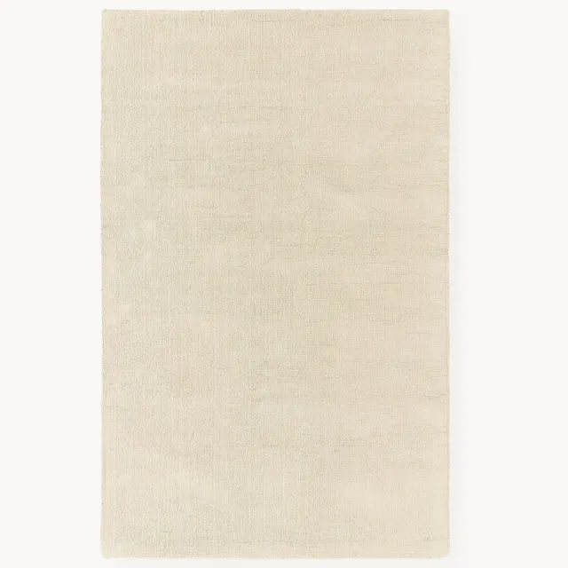Westwing Collection Handgeweven katoenen vloerkleed Lora Beige