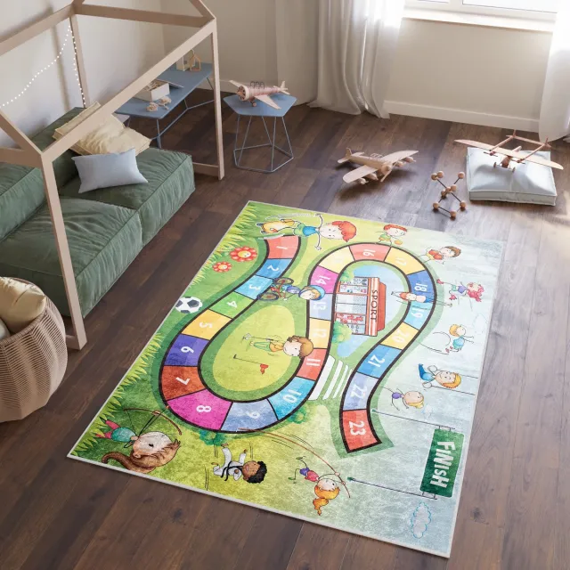 Tapiso Emma Vloerkleed Speeltapijt Kleurrijk Kinderkamer Tapijt Kleurrijk 3