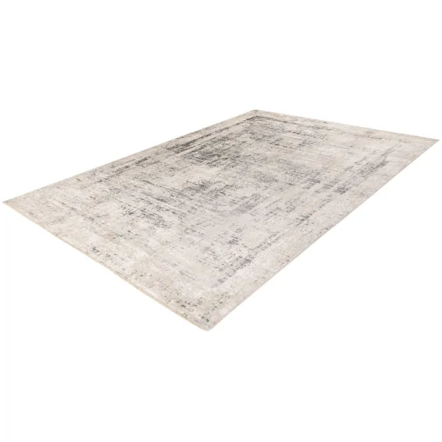 Lalee Vista Vloerkleed - Laagpolig - Modern en Vintage - Zilver - Hoogwaardige Kwaliteit - Ondersteunt Vloerverwarming
