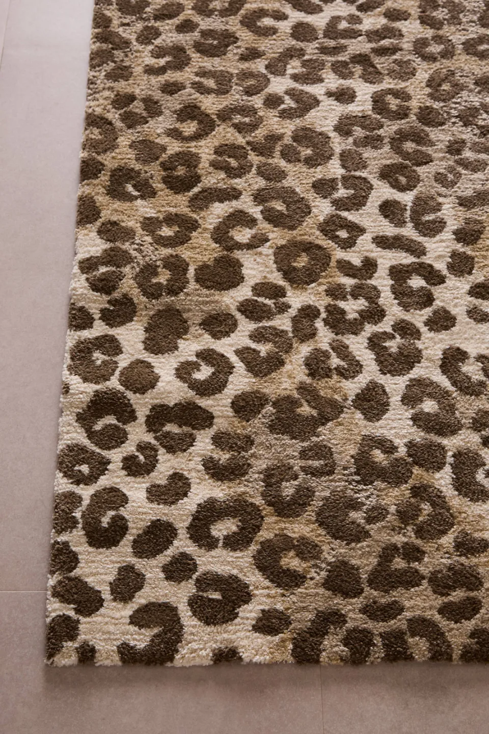 NOUS Living vloerkleed panterprint bruin, foto 3