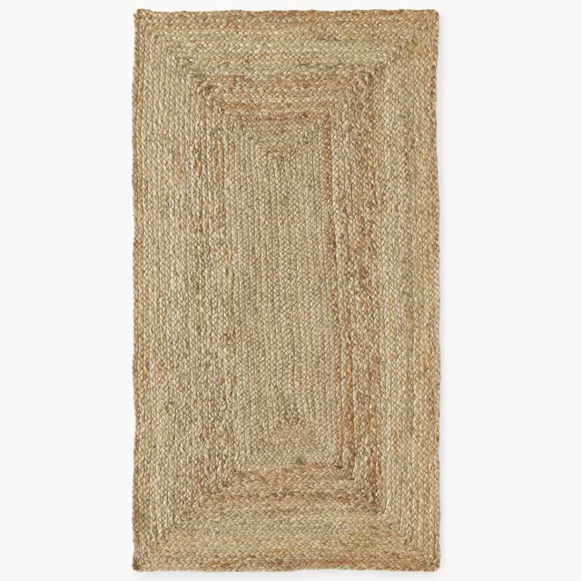 Westwing Collection Handgemaakt juten vloerkleed Sharmila Beige
