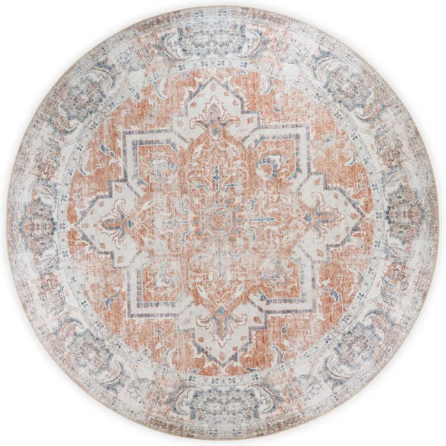 Artichok Valerie vloerkleed oranje - Ø 200 cm