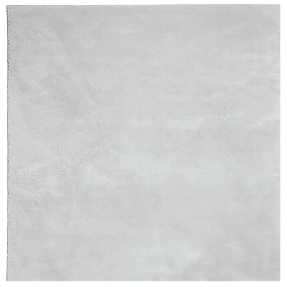 vidaXL Vloerkleed HUARTE laagpolig zacht wasbaar 240x240 cm grijs, foto 3