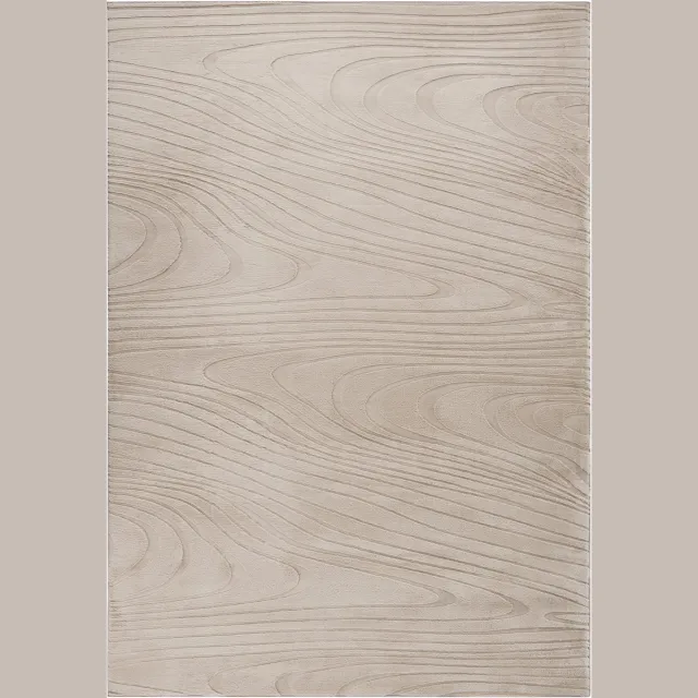 Beliani ONTAKE - Vloerkleed - Beige - Kunstbont, foto 2