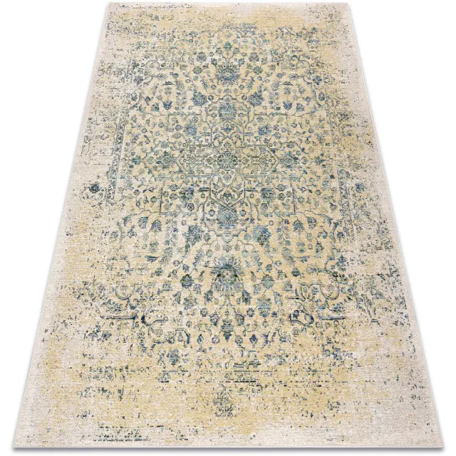 RUGSX Kleden Rugsx Wollen tapijt ANTIGUA 518 75 XX030 OSTA 170x240 cm Beige