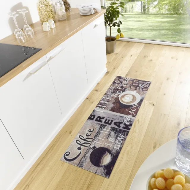 flycarpets Loper - Koffie - Bruin