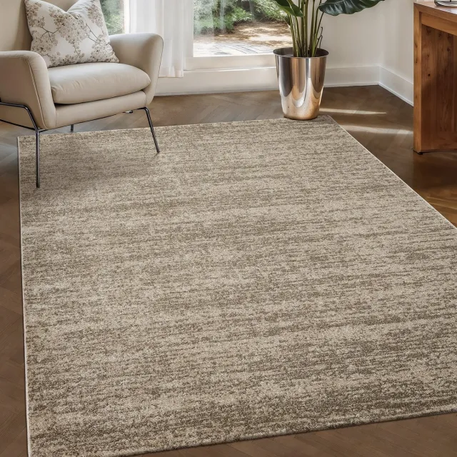 Muratap Relax Oslo - Laagpolig Effen Vloerkleed - Modern Tapijt - Beige- 250x250 CM Vierkant