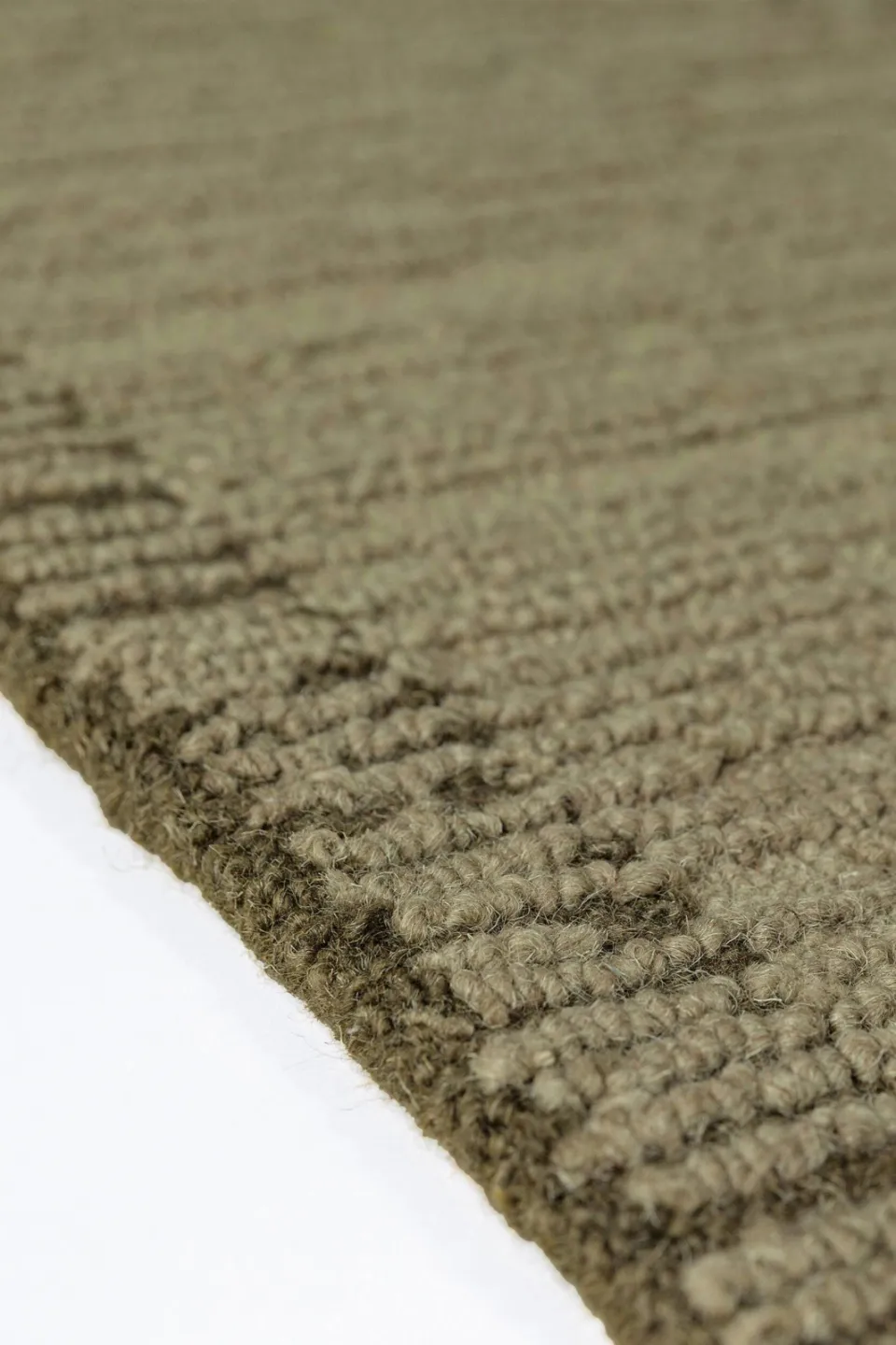 Flair Rugs Harris Modula wollen loper groen, foto 3