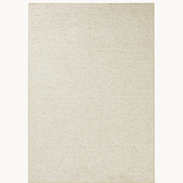 BT Carpet Rond laagpolig vloerkleed Lyon met lussenpool Wit