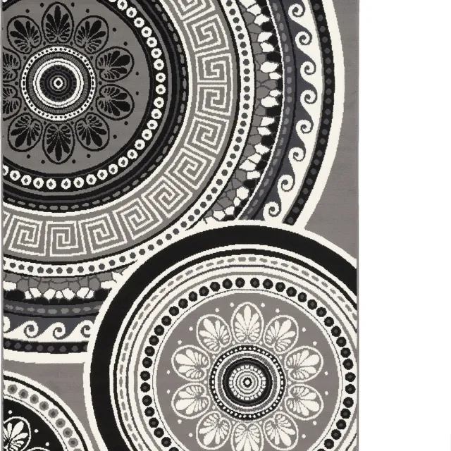 Pergamon Vloerkleed Tapijt Trendlijn Mandala Zwart