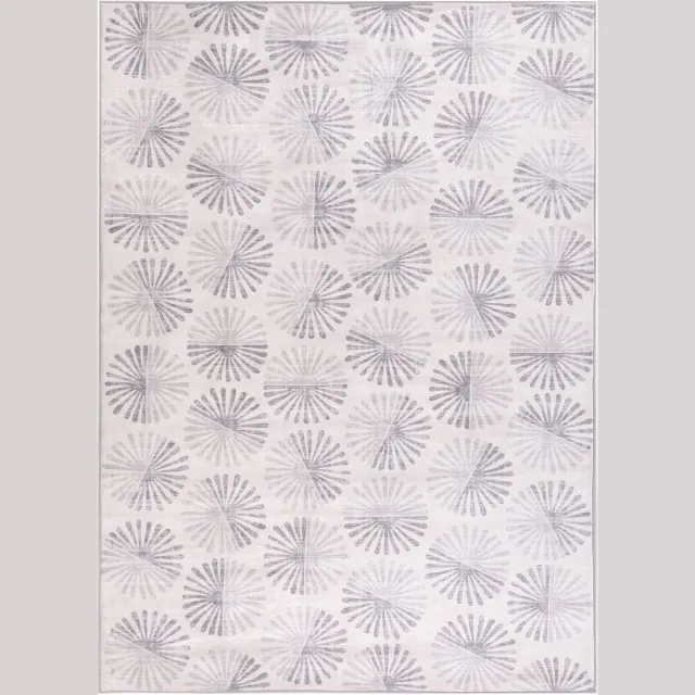 Beliani CATAK - Vloerkleed - Gebroken wit - Polyester, foto 2