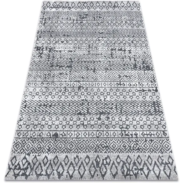 RUGSX Kleden Rugsx Tapijt Structureel SIERRA G6042 Plat geweven Grijs