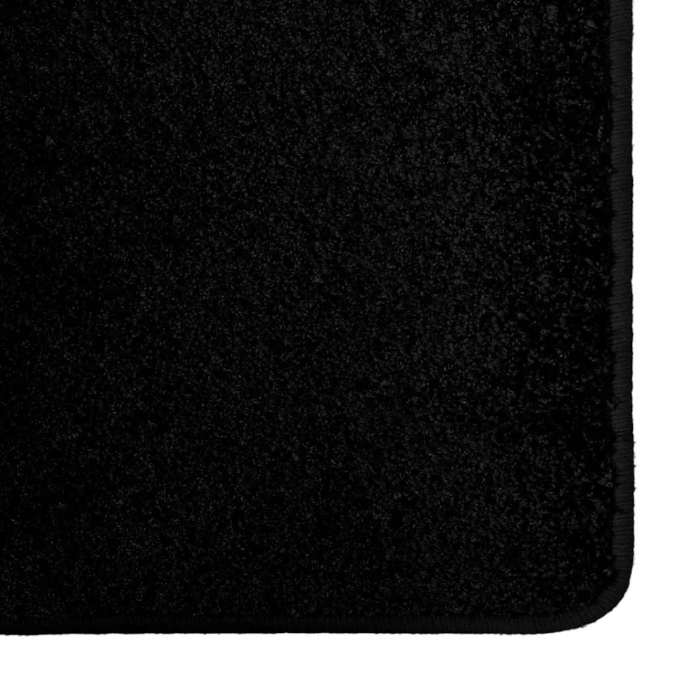 vidaXL Tapijt Loper Zwart 100 x 100 cm 100% Polypropylene Tuft, foto 4
