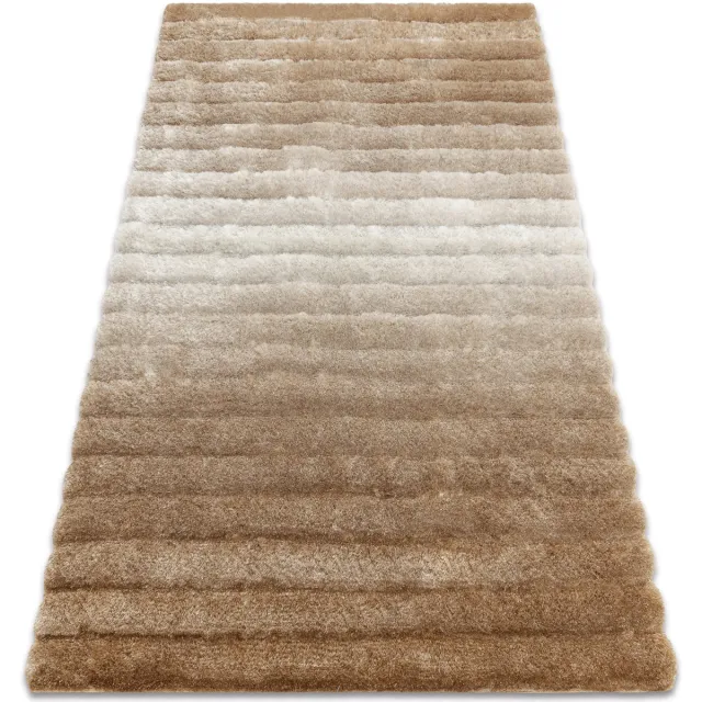 RUGSX Kleden Rugsx Tapijt shaggy FLIM 007-B2 modern, Strips Beige