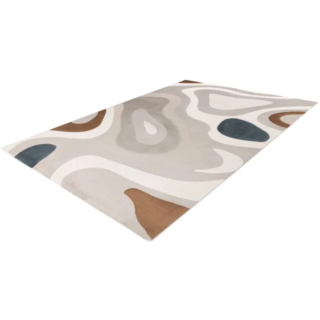 Batucci Vloerkleed - Modern - 3D-Effect - Multi-kleurig - Luxe en Comfortabel - Warme Beige Tinten Meer kleurig