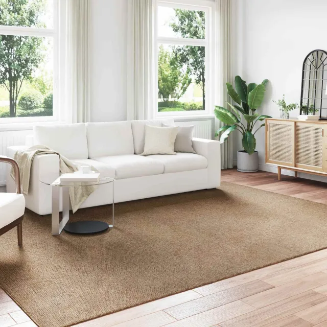 vidaXL Binnen- en buitentapijt AGIRA Naturel 340 x 240 cm Polyester, foto 2