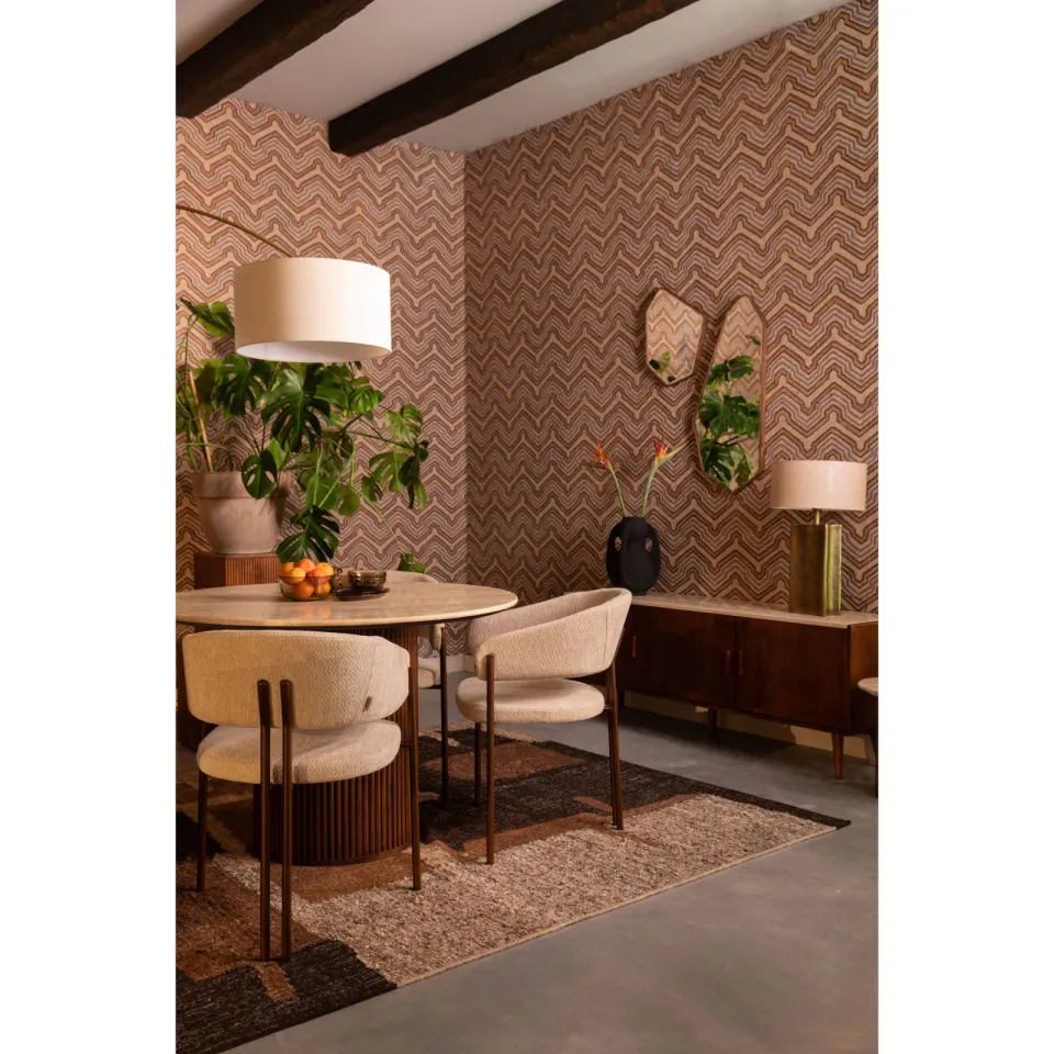 Dutchbone Briton vloerkleed beige, foto 2