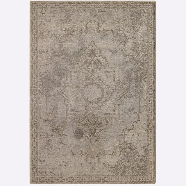 Tapijt oriëntaals vloerkleed grijs beige grijs/beige
