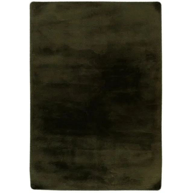 Dutch XXL Fluffy Vloerkleed | Tapijt | Heaven | Uni | Basilicumgroen | 120x170 cm