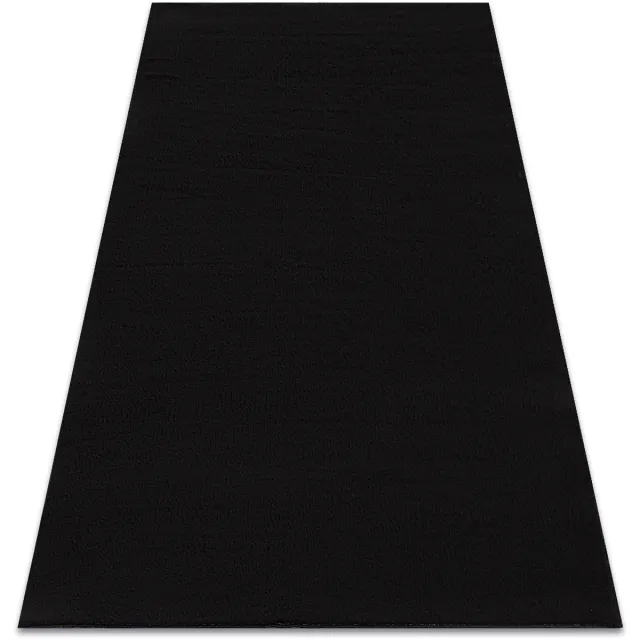 RUGSX Kleden Rugsx Modern was tapijt LINDO zwart, antislip, shaggy 60x100 cm