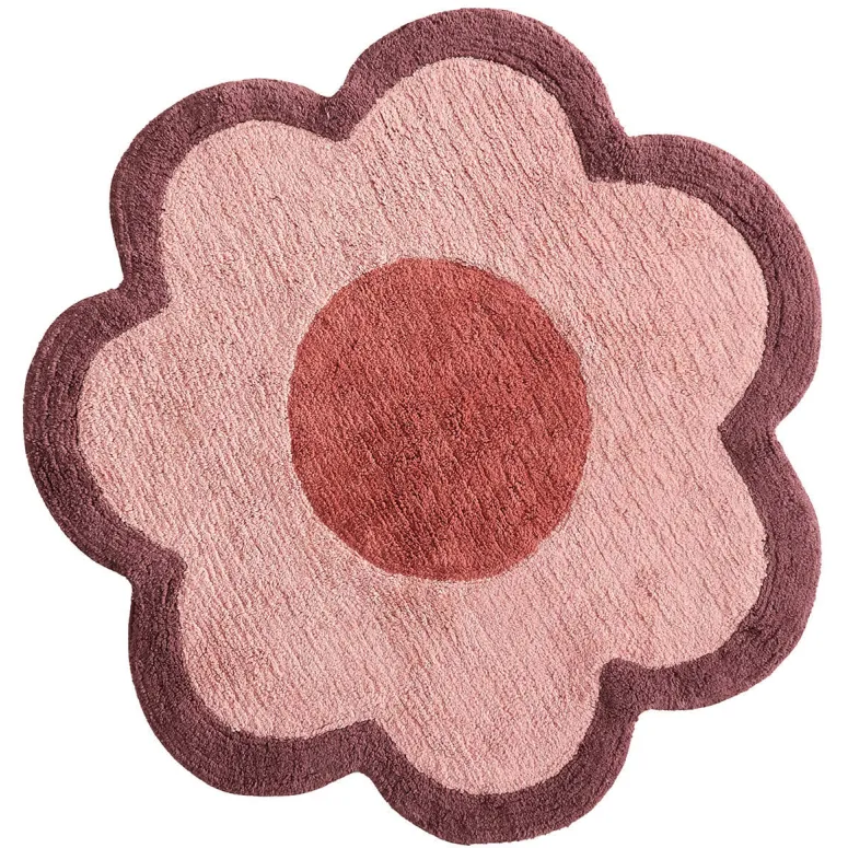 NOUS Kids kindervloerkleed Amelie roze Roze/rood/paars