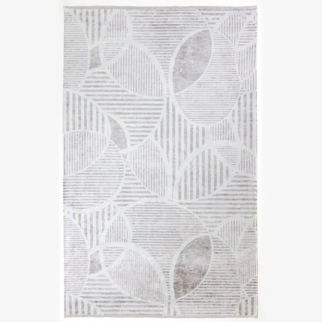 TESSO LIVING Kelim Trend Tapijt Woonkamer - Beige - 80cm x 145 cm - Modern Laagpolig Vloerkleed, Superzacht, Machinewasbaar, Non-slip