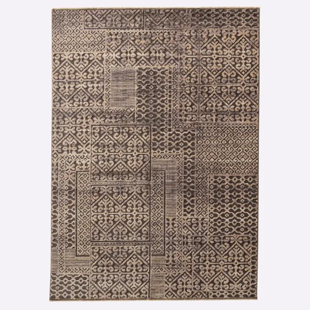 vloerkleed ornament grijs/taupe