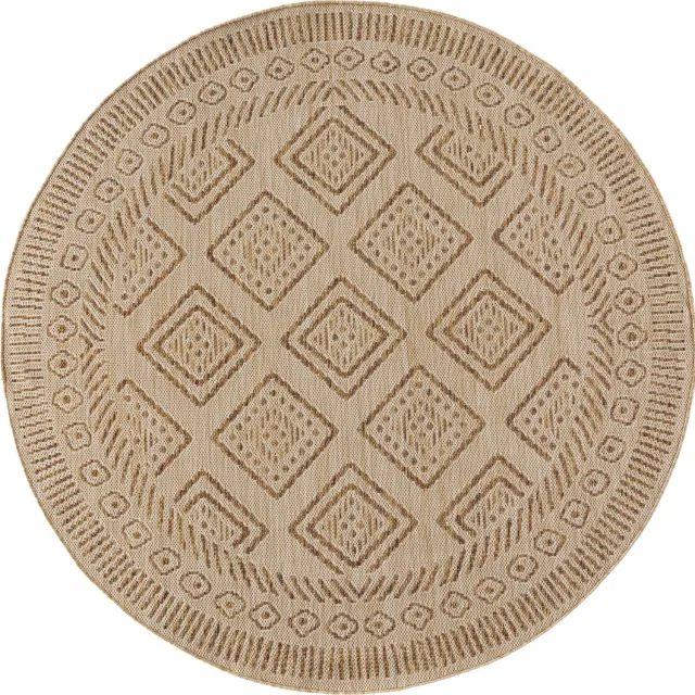 Ayyildiz Buitenkleed Mira (rond, beige 1452) - ⌀ 120 cm