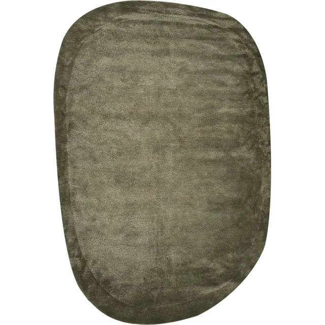 Beliani MITHA - Vloerkleed - Olijfgroen - 200 x 300 cm - Viscose