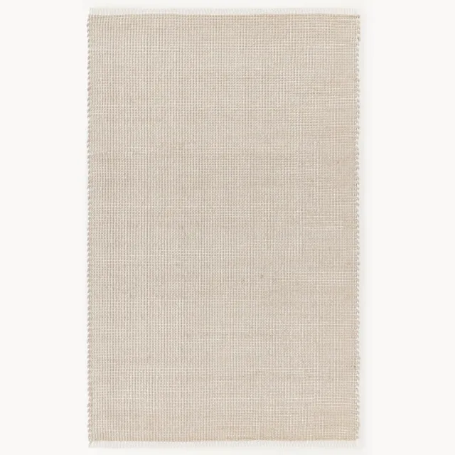 Westwing Collection Handgeweven wollen vloerkleed Amaro Beige