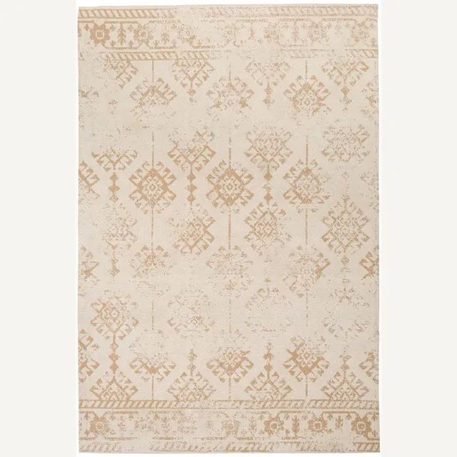 Atmosphera Créateur d'intérieur® Katoenen vloerkleed OZEL Beige lin