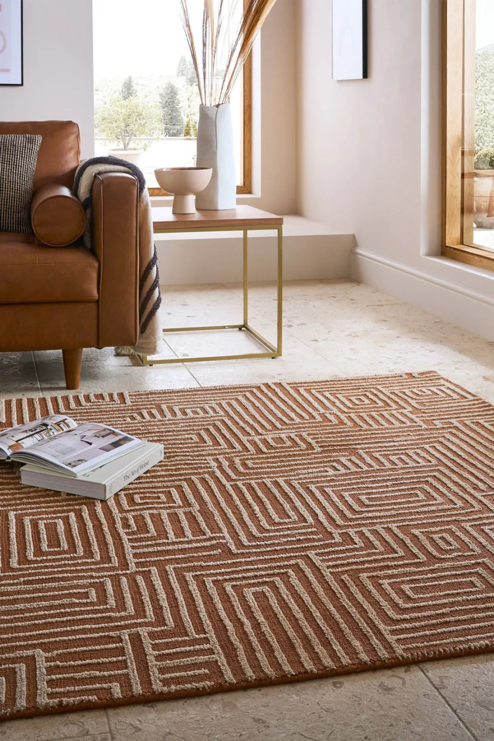 Flair Rugs Kylo Global vloerkleed terracotta, foto 2
