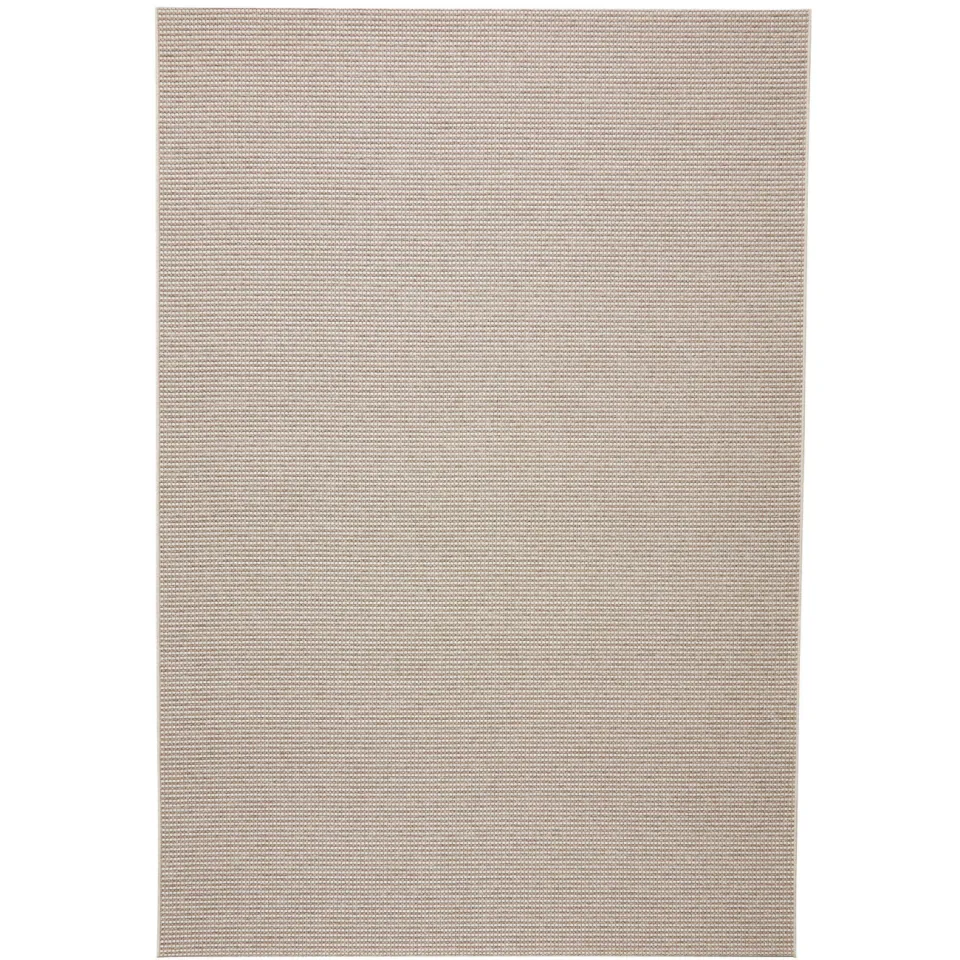 NOUS Living binnen- en buitenvloerkleed beige/créme zand/créme