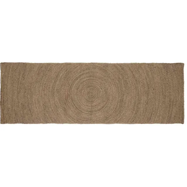 vidaXL Vloerkleden Grijs 80 x 200 cm Jute